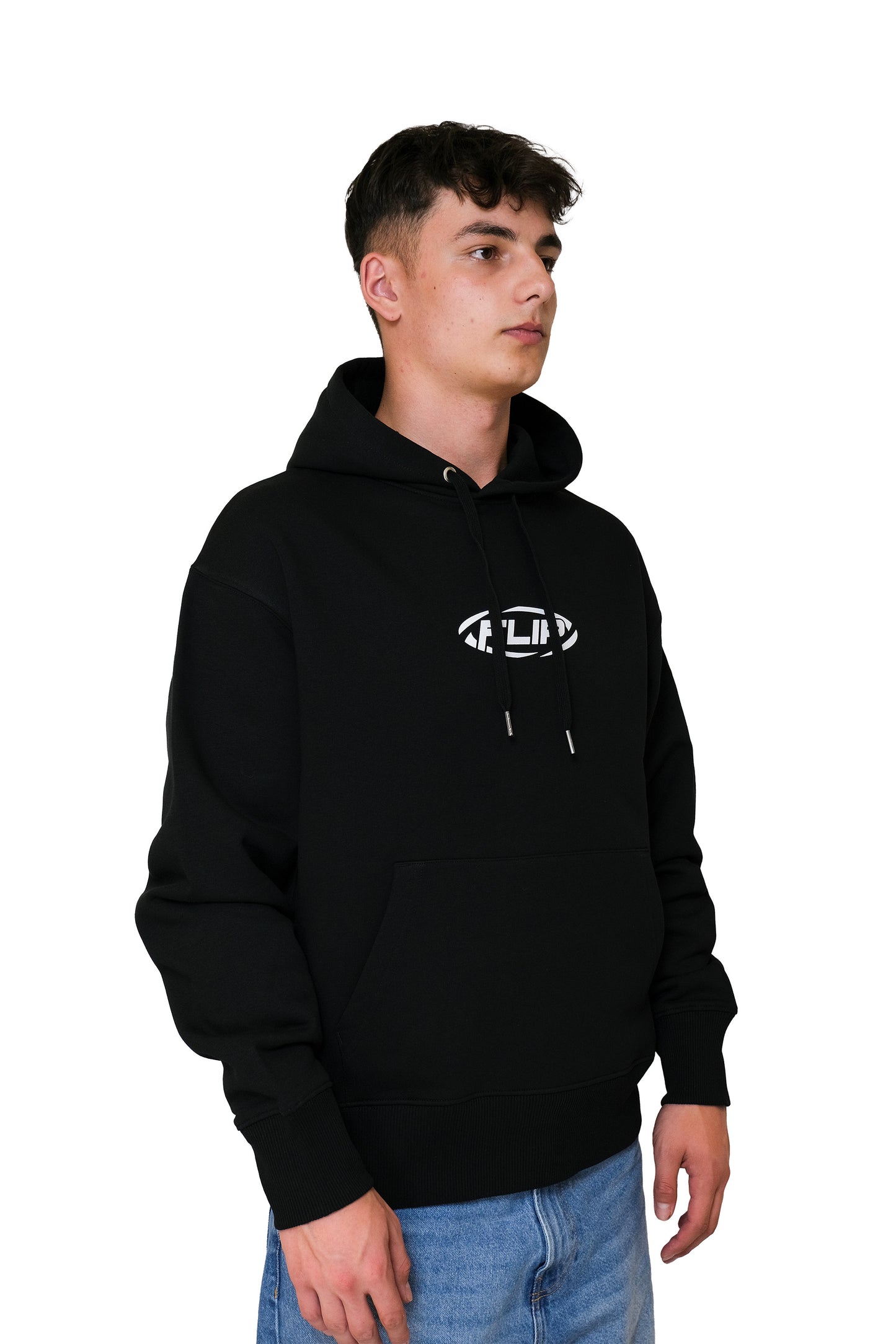 FLIP Logo Hoodie Schwarz