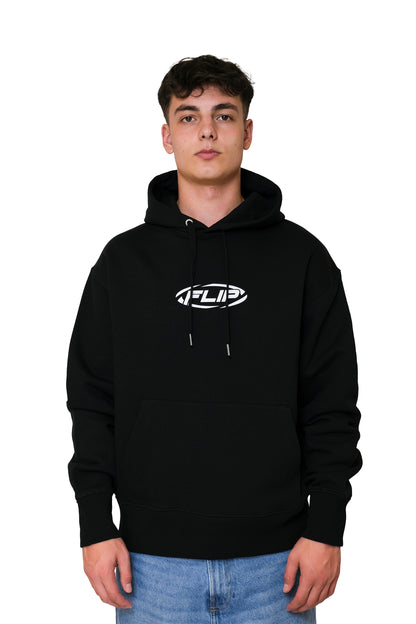 FLIP Logo Hoodie Schwarz