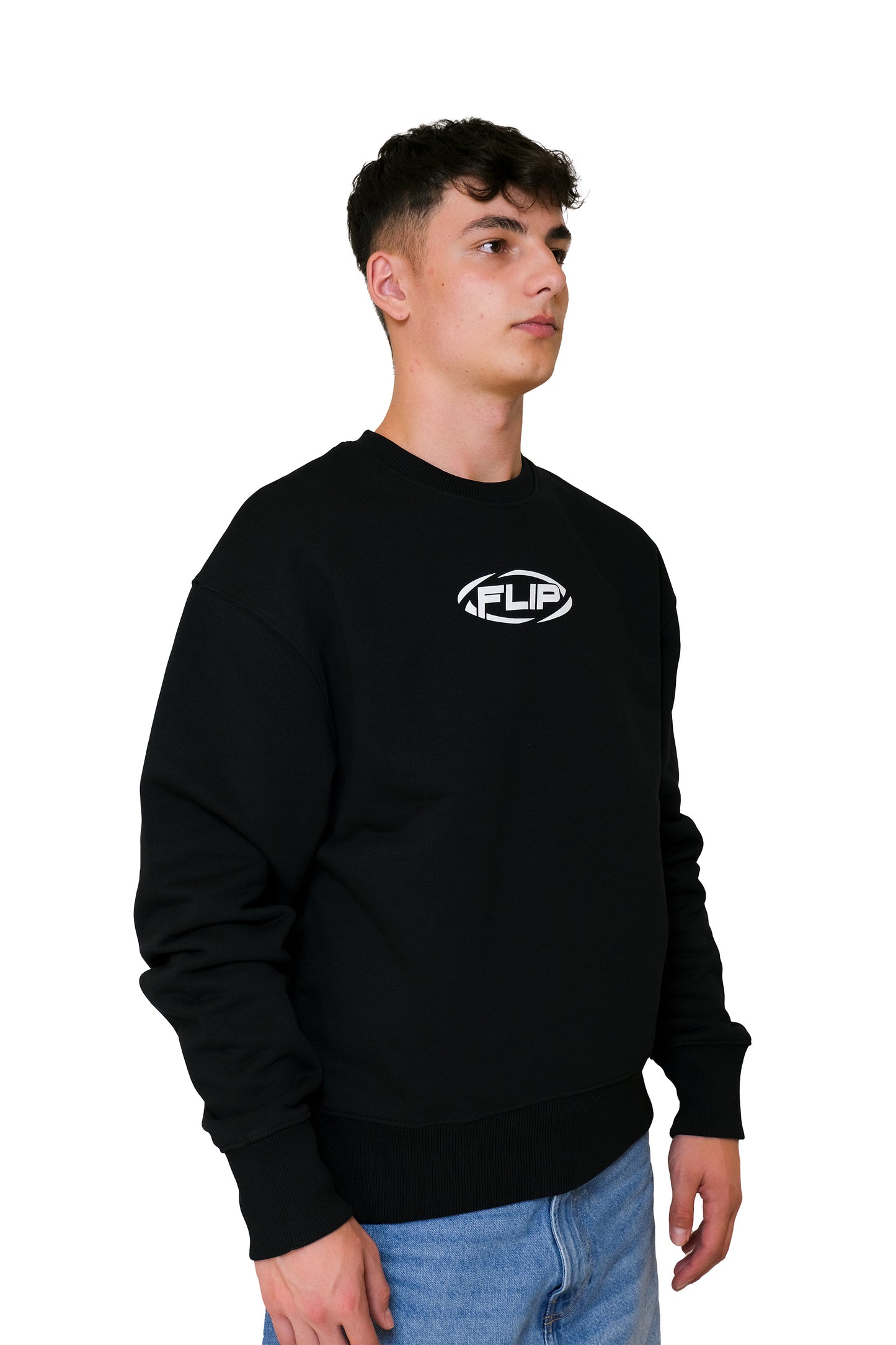 FLIP Logo Sweater Schwarz