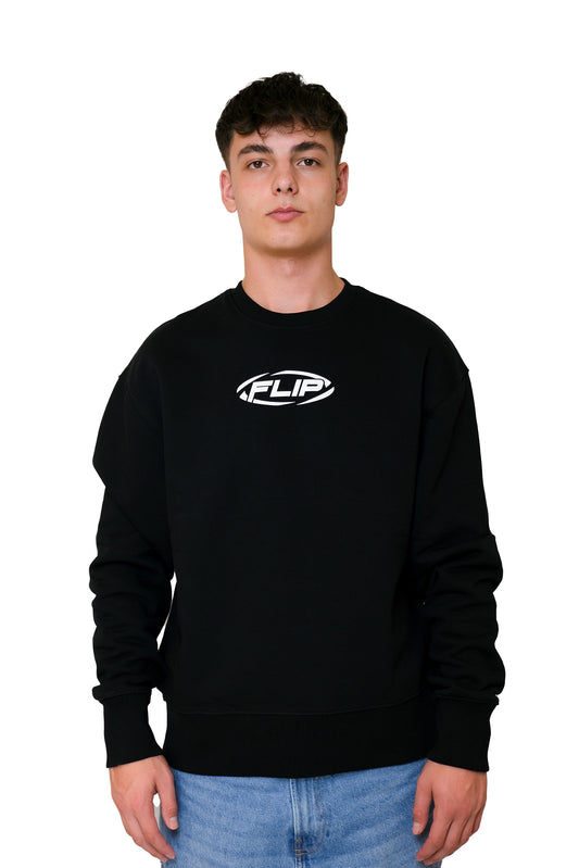 FLIP Logo Sweater Schwarz