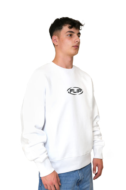 FLIP Logo Sweater Weiß